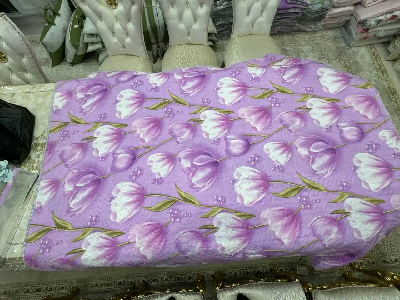 Yozgi adyol-pled, o‘lchami 160×215 / 200×215, gipoallergen, matosi Plant