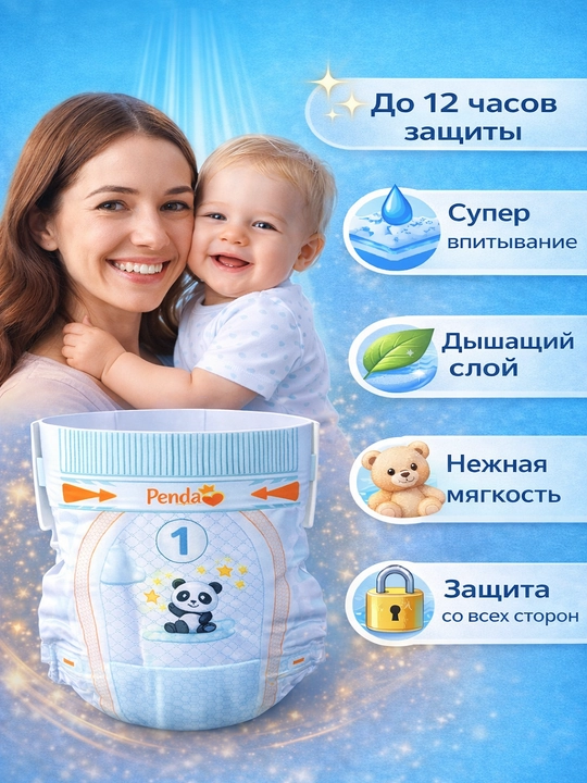 Penda современные подгузники для детей