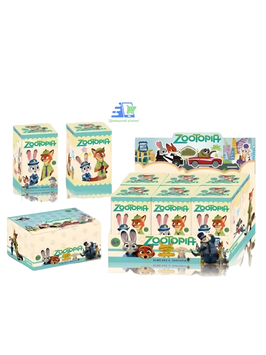 Коллекционные фигурки «Зверополис 2» blind box — сюрприз