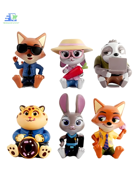 Коллекционные фигурки «Зверополис 2» blind box — сюрприз