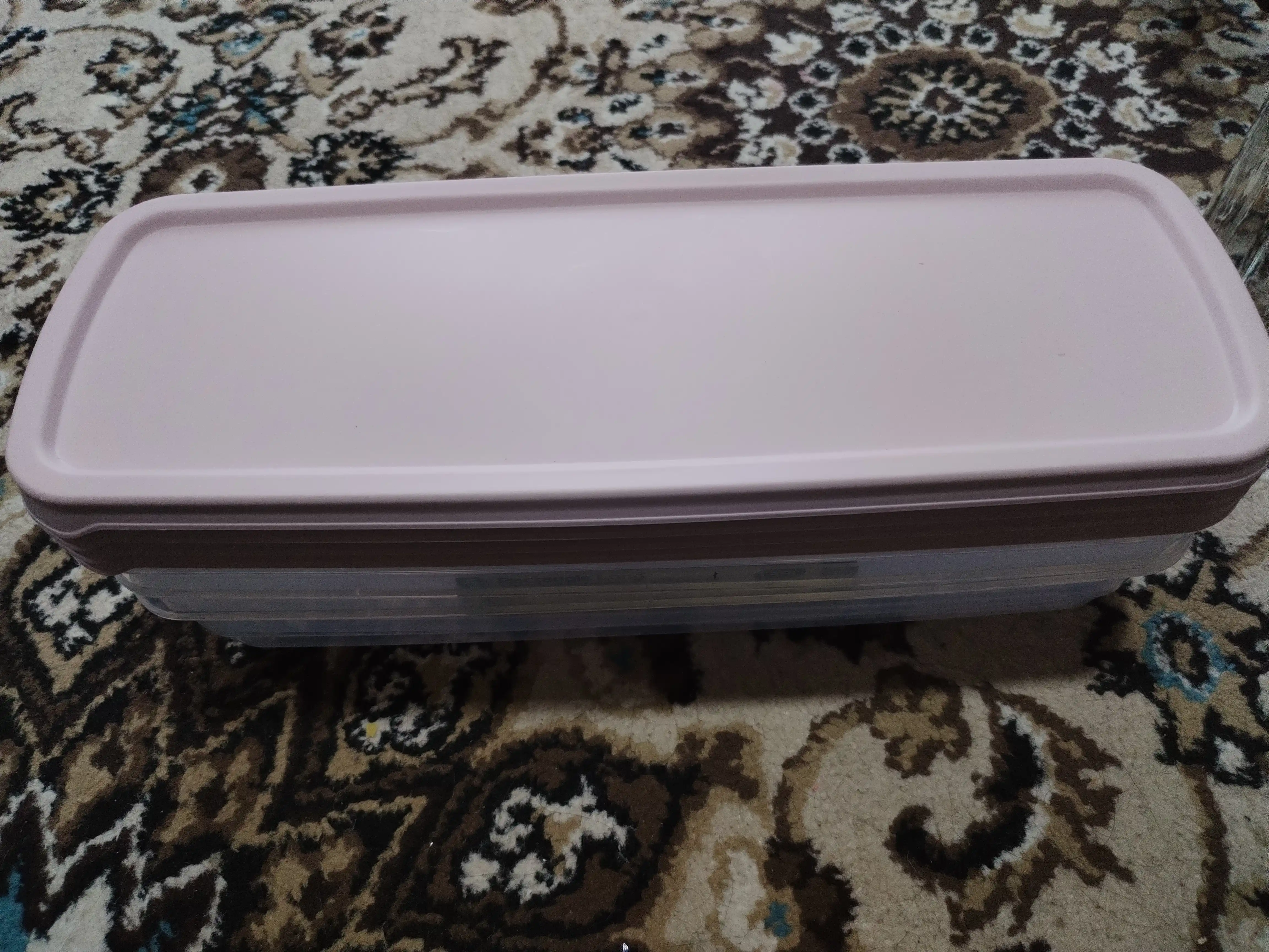 Ko‘kat va sabzavotlar uchun konteyner, uzaytirilgan chuqur idish, 2,6 l, 1,35 l