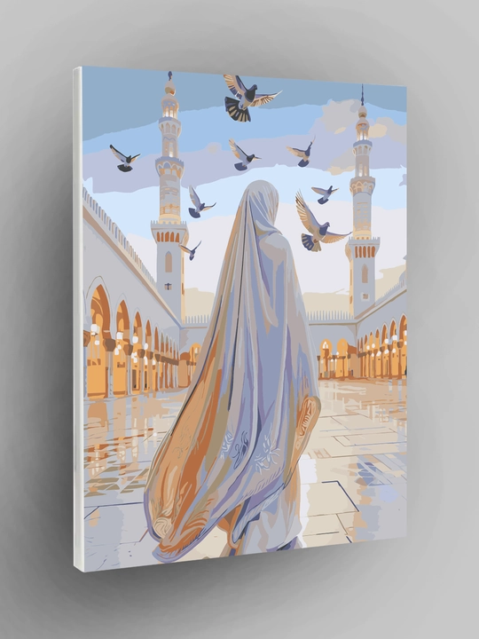 Raqamlar bo'yicha rasm chizish ARTERY "Islomiy", holstda chizmachilik, 40 * 50 sm