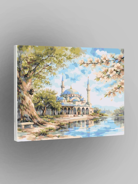 Raqamlar bo'yicha rasm chizish ARTERY "Islomiy", holstda chizmachilik, 40 * 50 sm