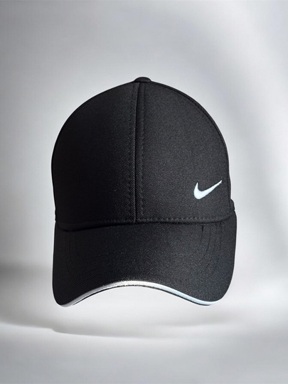 Nike мужская кепка, материал HB (хлопок), размер 55–60 , спортивная и удобная — ASLBEKM-NIKE1-ЧЕРН-58