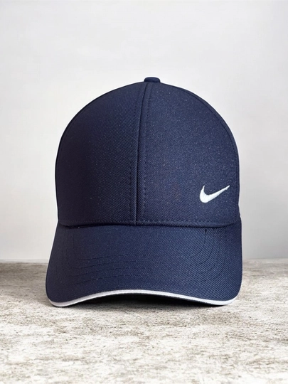 Nike мужская кепка, материал HB (хлопок), размер 55–60 , спортивная и удобная — ASLBEKM-NIKE1-ТЕМНСИН-58