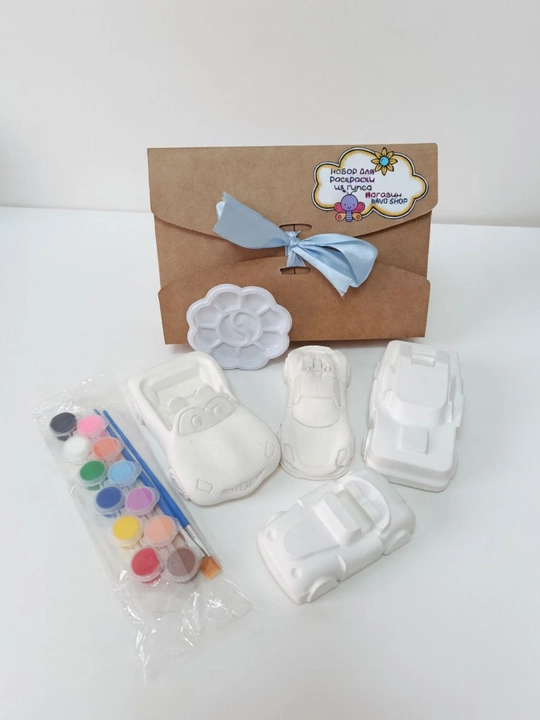 Bolalar uchun ijodiy va qiziqarli gips bo‘yash to‘plami