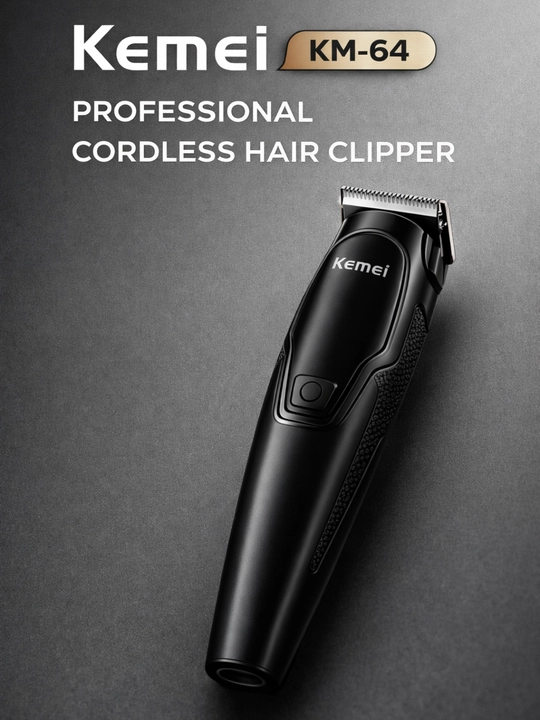 Kemei KM-64 professional simsiz soch olish mashinkasi - 