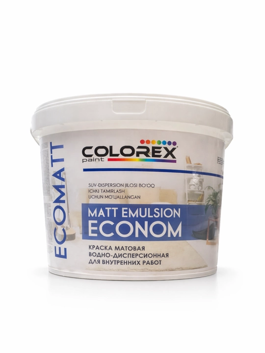 COLOREX Matt Emulsion Econom краски, 4 кг / 10 кг / 20 кг