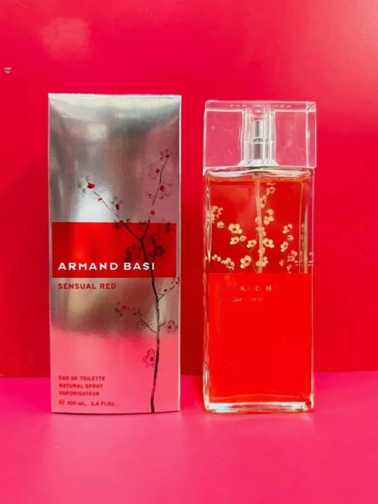 Xushbo'ylangan suv ayollar uchun Armand BASI Sensual Red, tropik iforli, 100 ml
