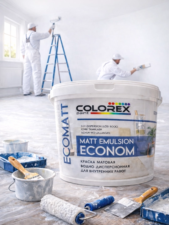 COLOREX Matt Emulsion Econom краски, 4 кг / 10 кг / 20 кг