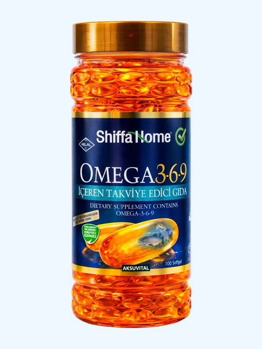 Shiffa Home Омега 3-6-9 (EPA и DHA), биологически активная добавка, 100 капсул, 134 г