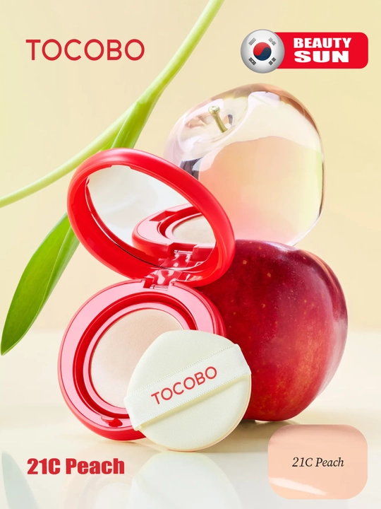 Tabiiy, yorqin qoplamali kushon, Tocobo, 15 g - 