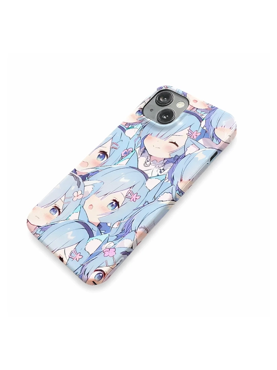 Mat qoplamali telefon g‘ilofi, anime uslubida, Re:Zero, Noladan boshlangan hayot – Rem