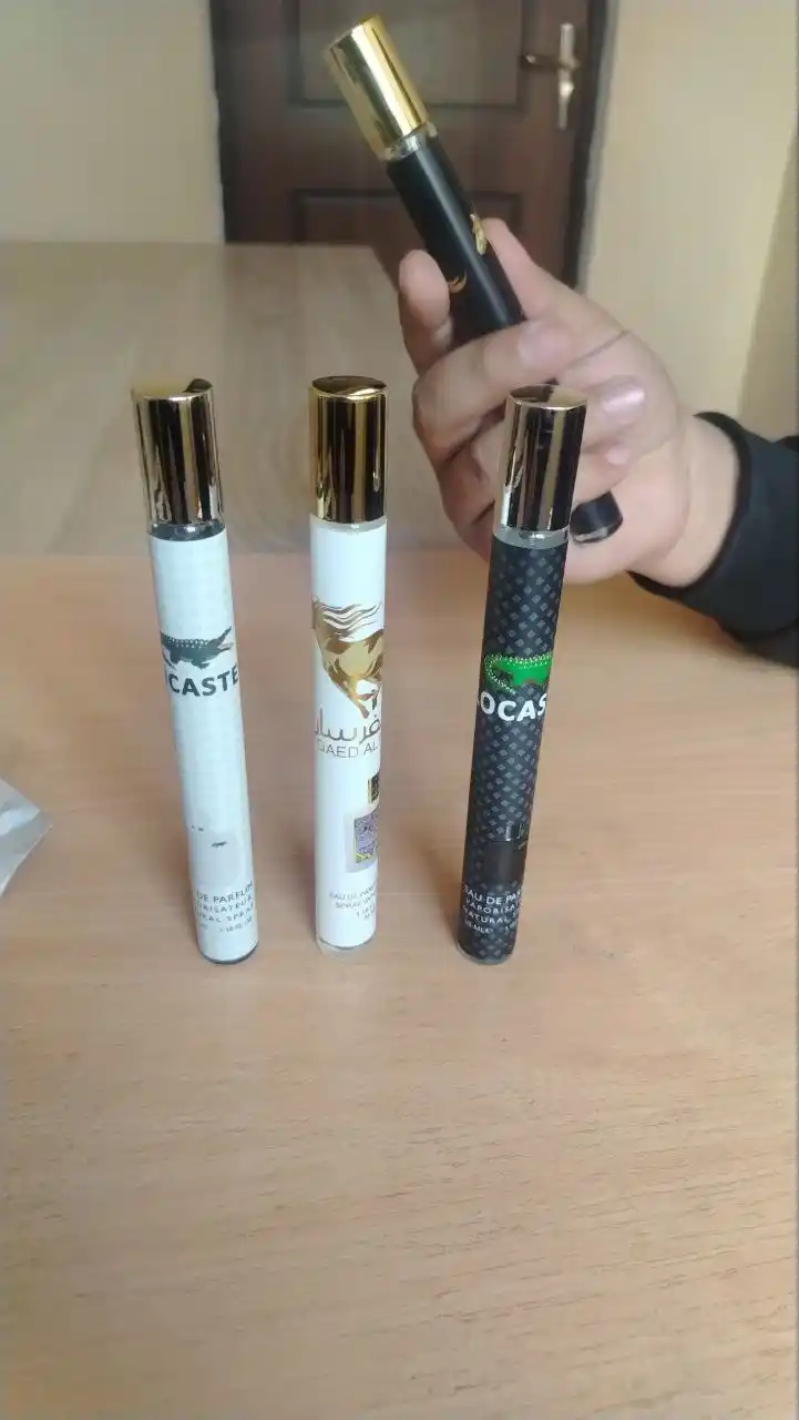 Erkaklar uchun sovg'a: atirlar to'plami, 4 tasi 1 da — al fursan, lacoste