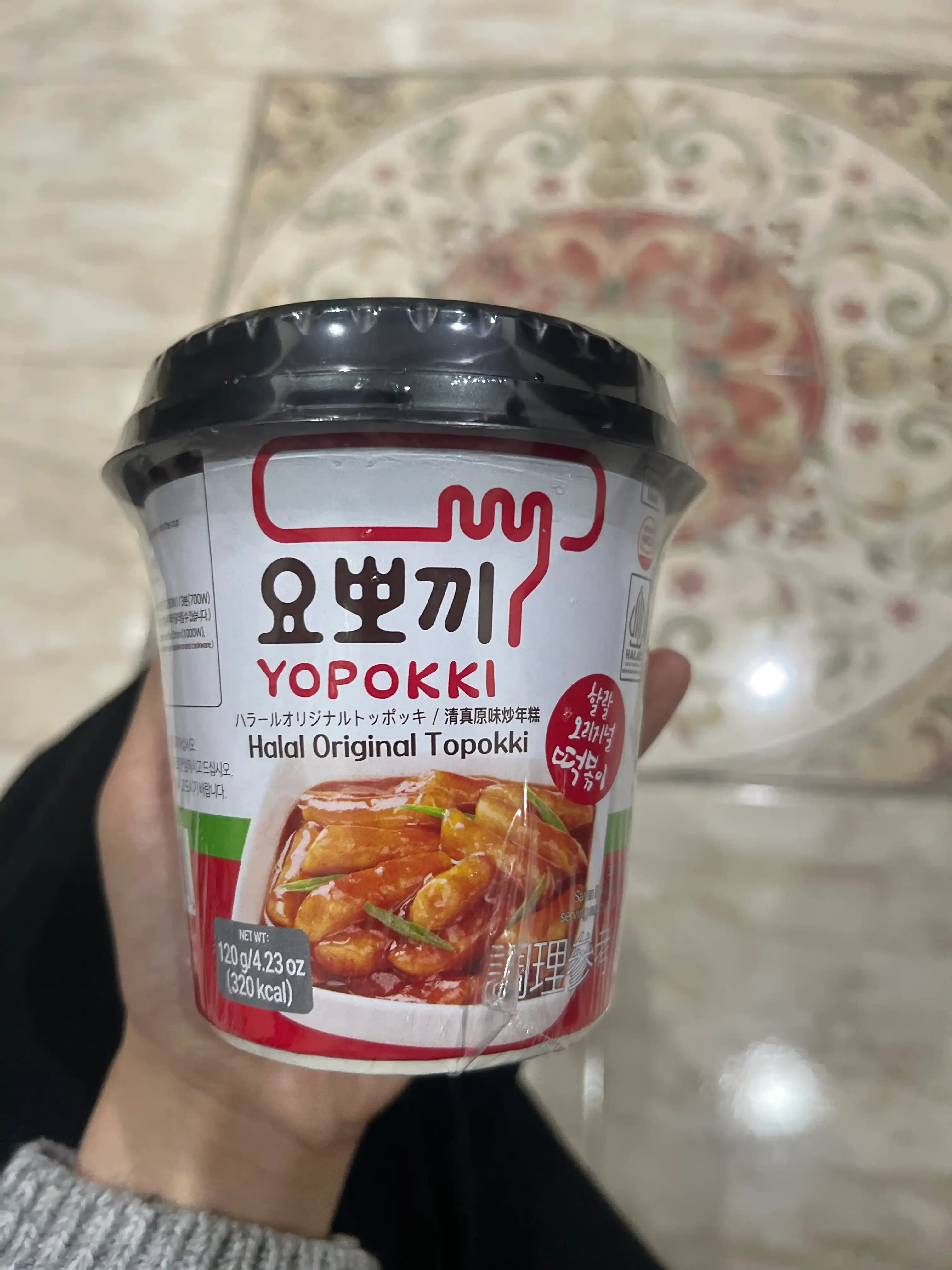 Guruch tayoqchalari Klassik sousdagi Yopokki Halal, 120 g *