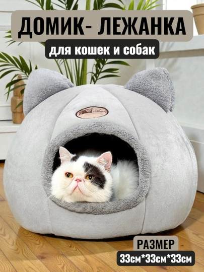 Товары для животных. Домики и лежанки для котят