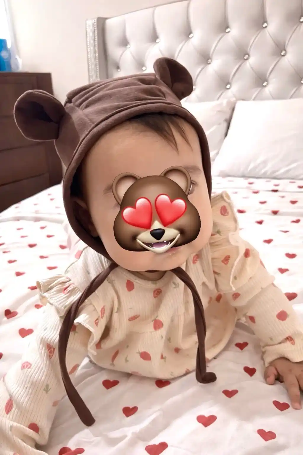 Chaqaloqlar va bir yoshga bo‘lgan bolalar uchun quloqli shapka sof paxtadan tayyorlangan