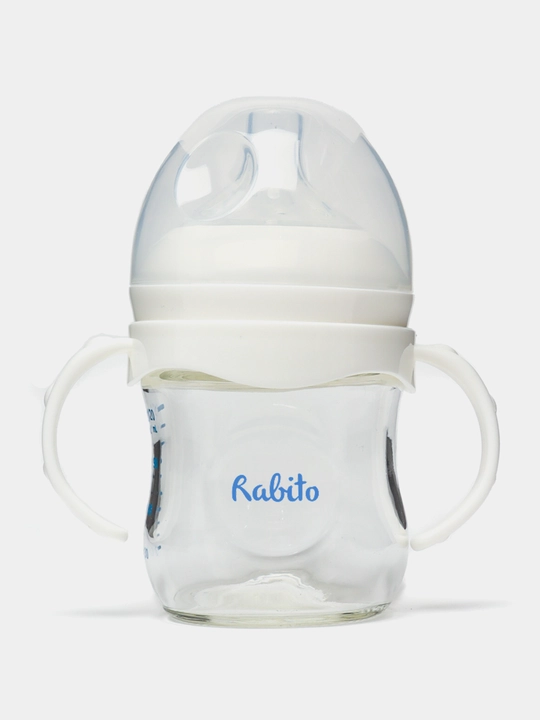 Bolalar oziqlantirish uchun shisha, tutqich bilan, 240, 120 ml