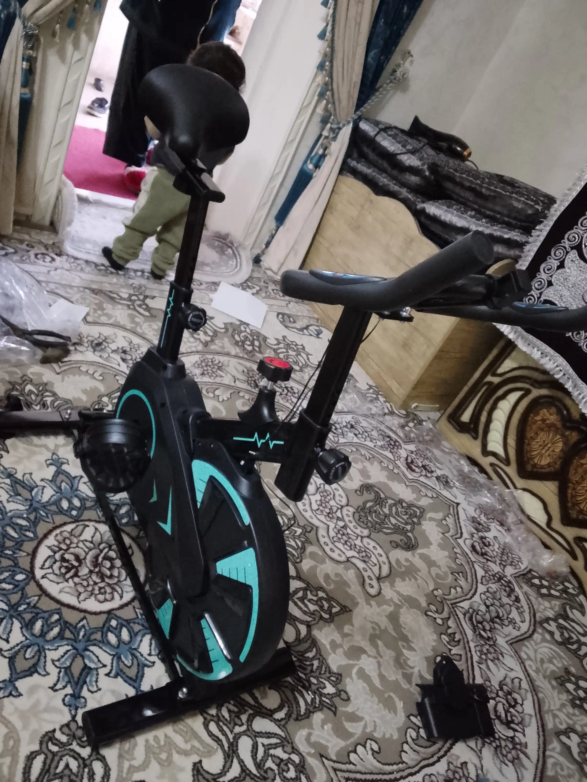 Велотренажёр ENVITY E585, Q7 —домашний тренажёр с Bluetooth, пульсометром