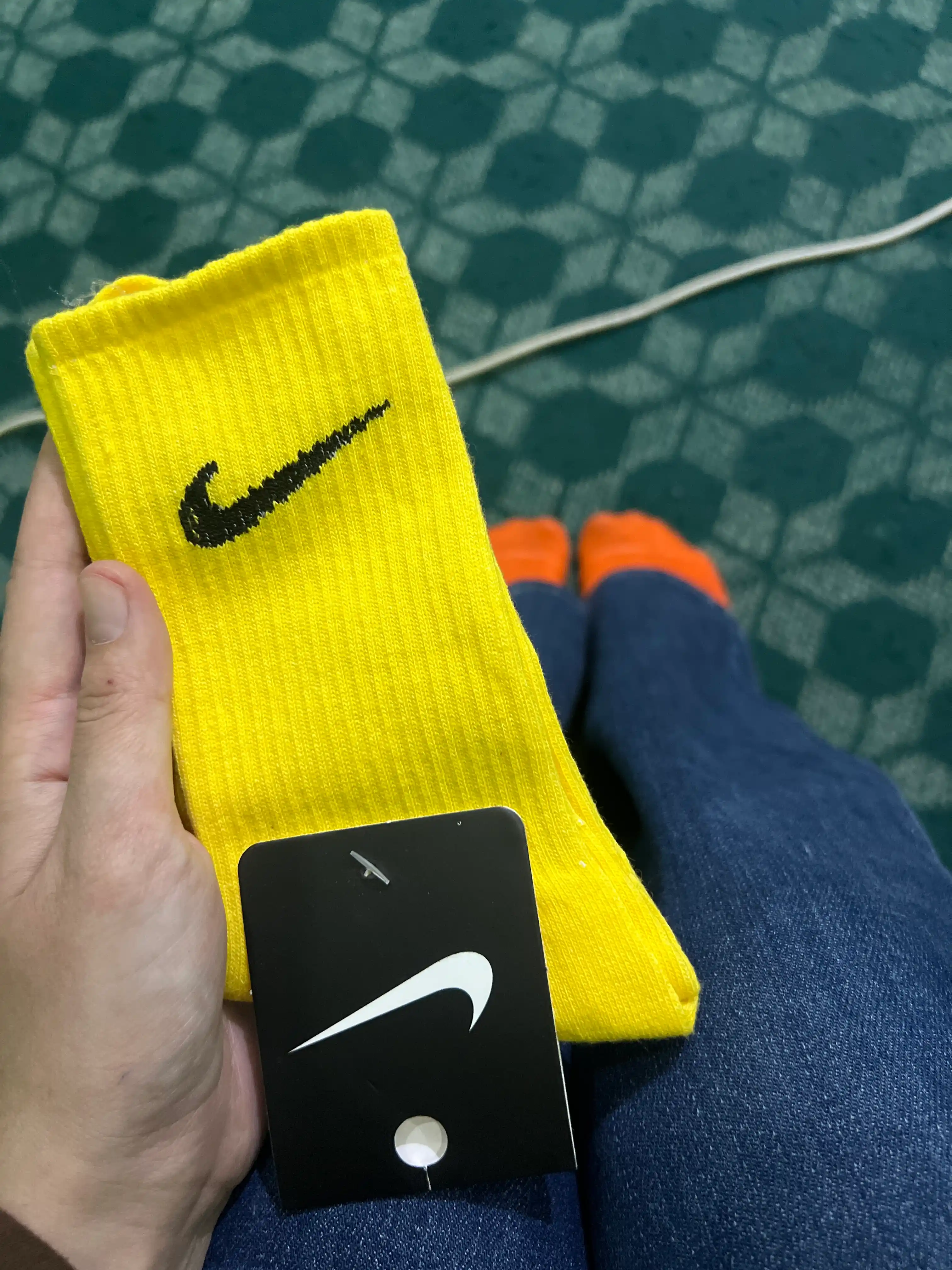 Rangli uzun sport paypoqlar, Nike, 5 talik to'plam 40 -44 36-38