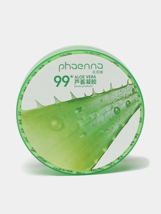 Phaenna 99% Aloe Vera Gel – Namlaydigan va Tinchlantiruvchi Universal Gel, 100 g