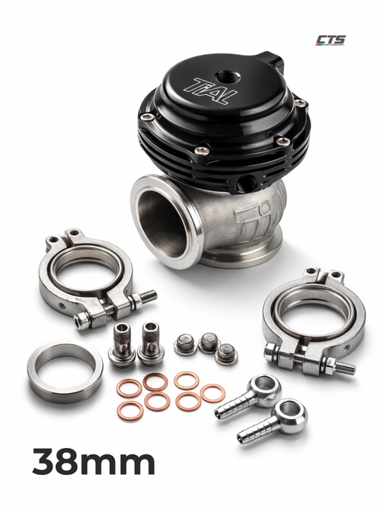 Tashqi vestgeyt (wastegate) 38 mm, 44mm turbokompressor uchun, qora, to‘plam