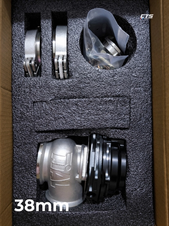 Tashqi vestgeyt (wastegate) 38 mm, 44mm turbokompressor uchun, qora, to‘plam