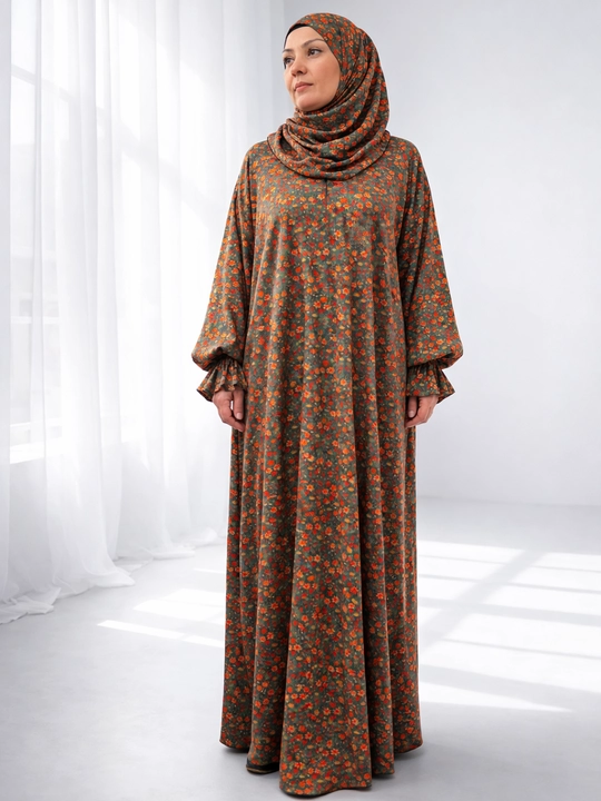 Ayollar uchun xijob kiyimlari - belmando paplin matosi baxor yoz kuz oylari  uchun abaya