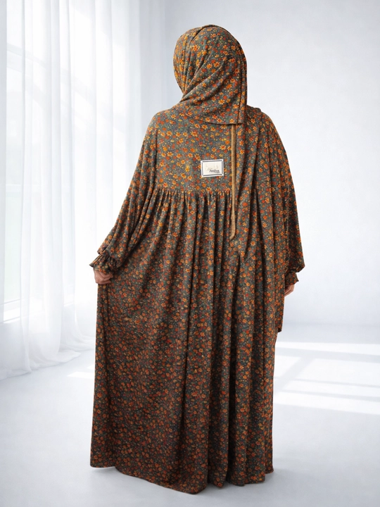 Ayollar uchun xijob kiyimlari - belmando paplin matosi baxor yoz kuz oylari  uchun abaya