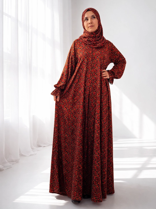 Ayollar uchun xijob kiyimlari - belmando paplin matosi baxor yoz kuz oylari  uchun abaya