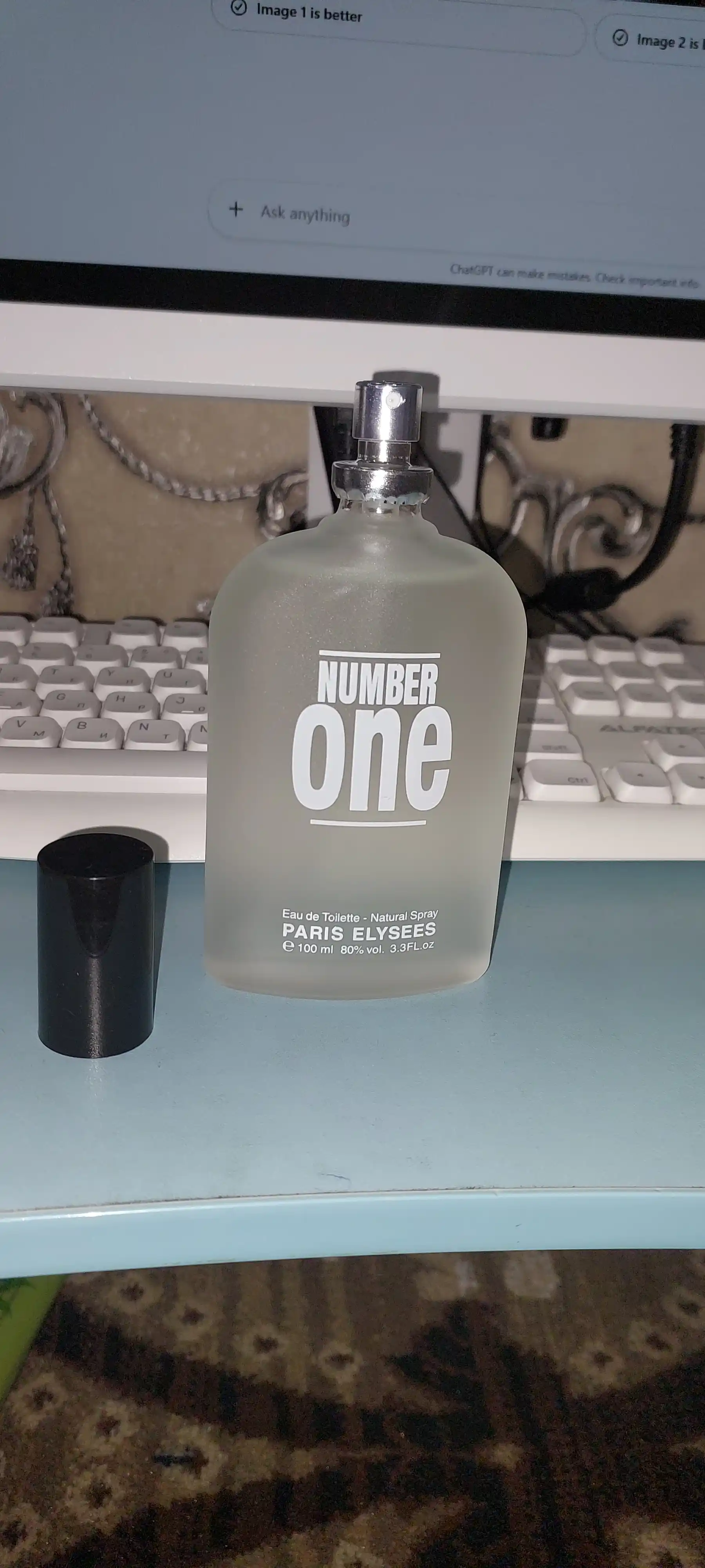 Number One Paris Elysees Xushbo'ylangan suv erkaklar uchun Number One, 100 ml