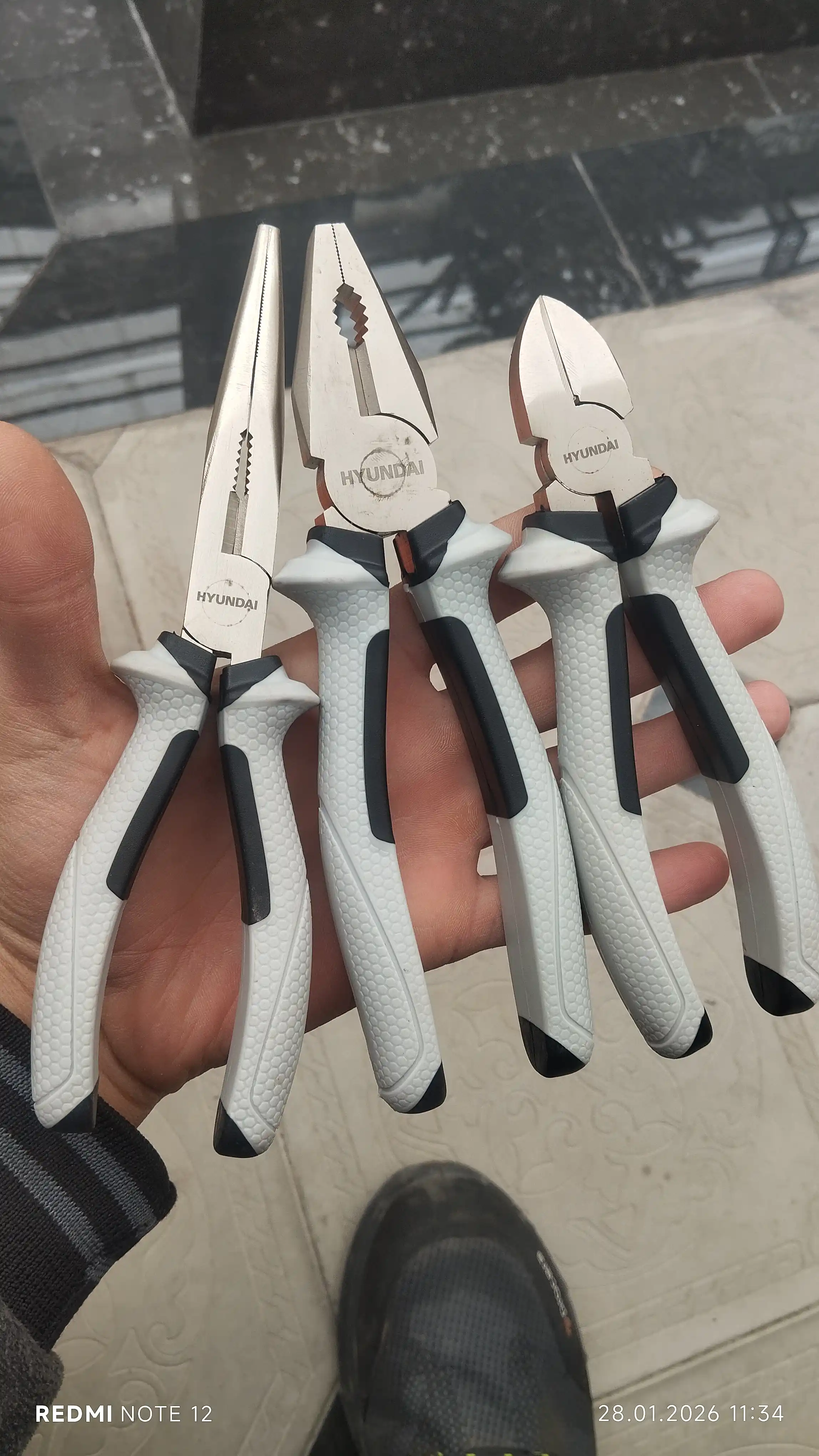 Ombir 6/8 dyumli , mustahkamlangan, 45 po‘latdan yasalgan HYUNDAI