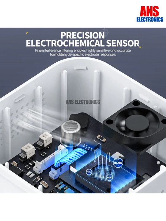FNIRSI SFD-02 — это компактный интеллектуальный анализатор качества воздуха 4-в-1