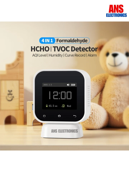 FNIRSI SFD-02 — это компактный интеллектуальный анализатор качества воздуха 4-в-1