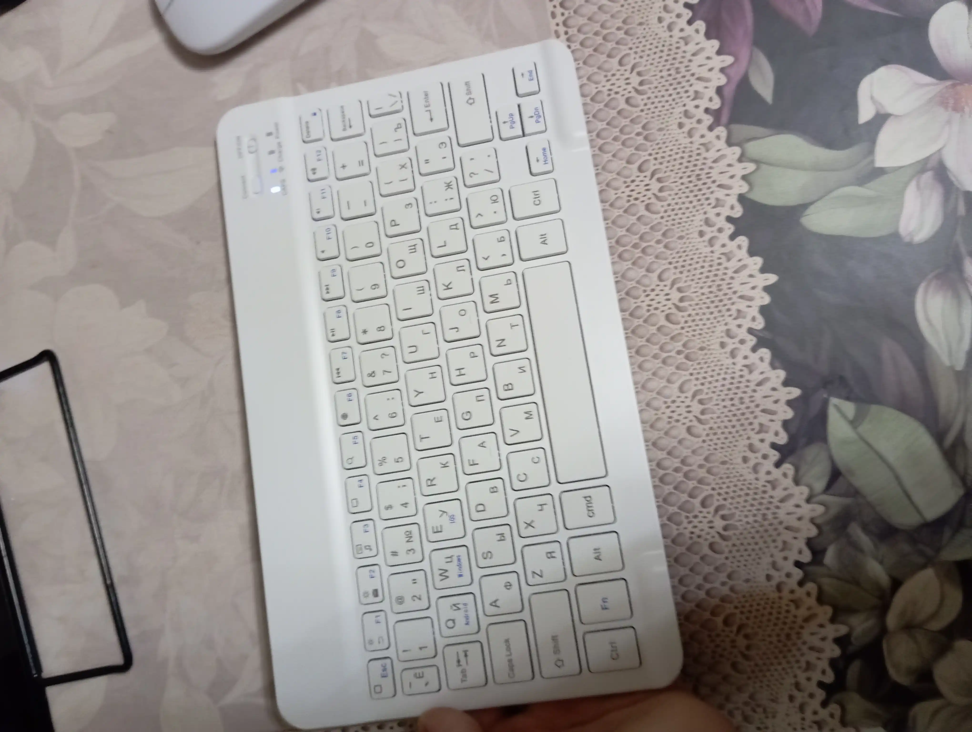 Kompyuter, planshet va telefon uchun simsiz Bluetooth klaviatura va sichqoncha, Ultra Slim