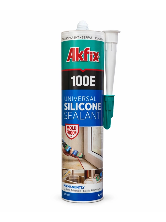 Akfix 100E Universal Silicone Sealant – Mog‘orga Qarshi, Universal  Silikon Germetik