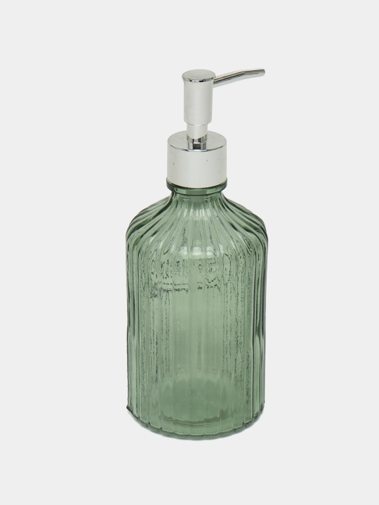 Suyuq sovun uchun shisha dispenser, 450 ml, pudra rangli