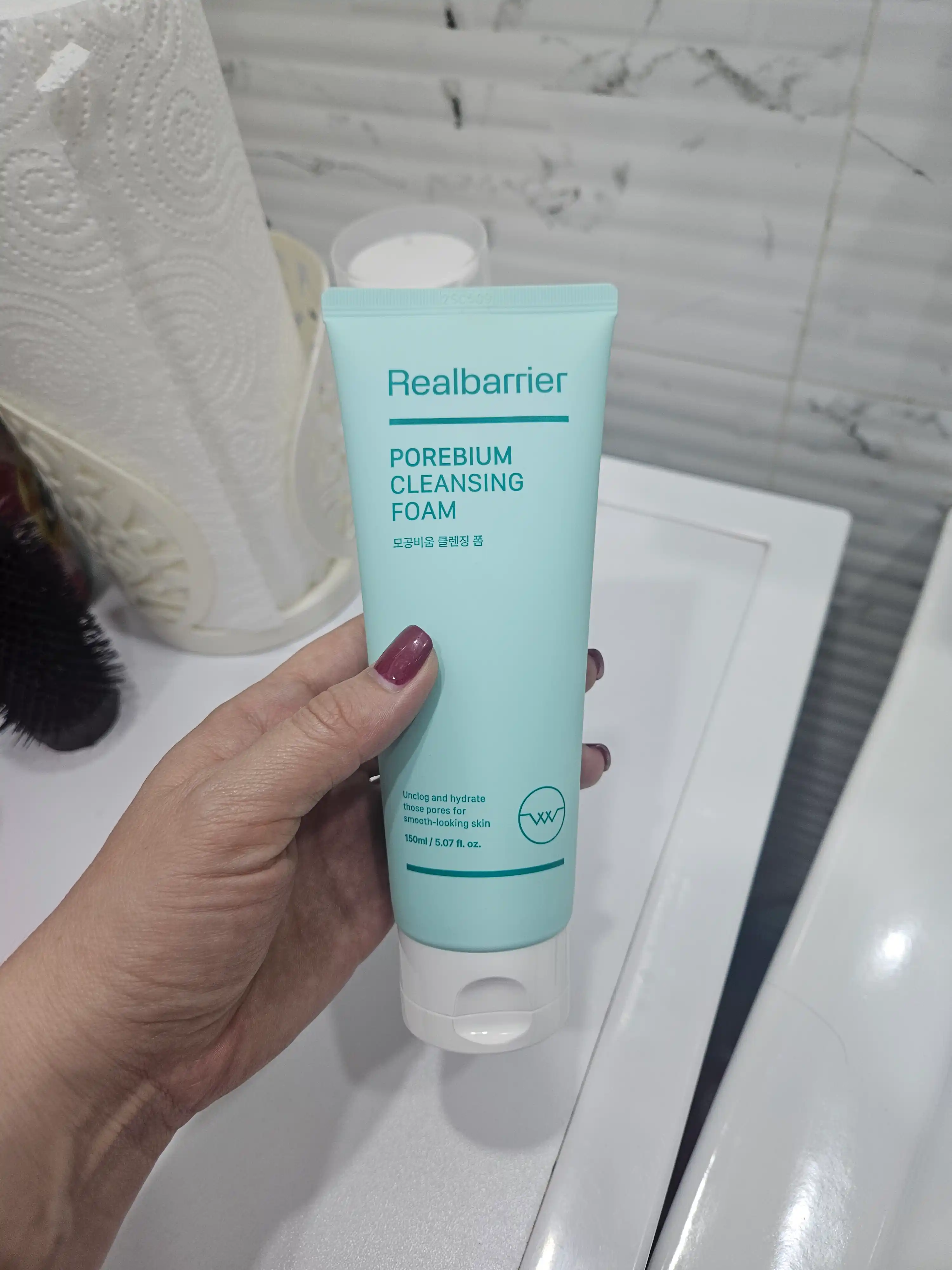 Энзимная пенка для глубокого очищения Real Barrier Porebium Cleansing Foam