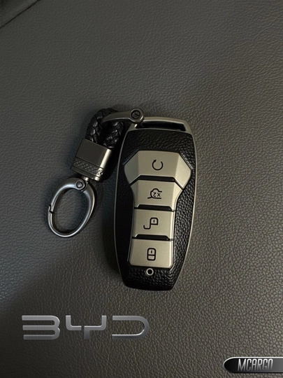 Защитный чехол для ключа BYD – Song Plus TPU — MCARGO-BVDMATTE-СЕРЫЙ