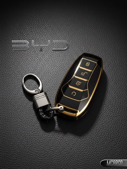 Защитный чехол для ключа BYD – Song Plus TPU — MCARGO-BVDMATTE-БРОНЗ