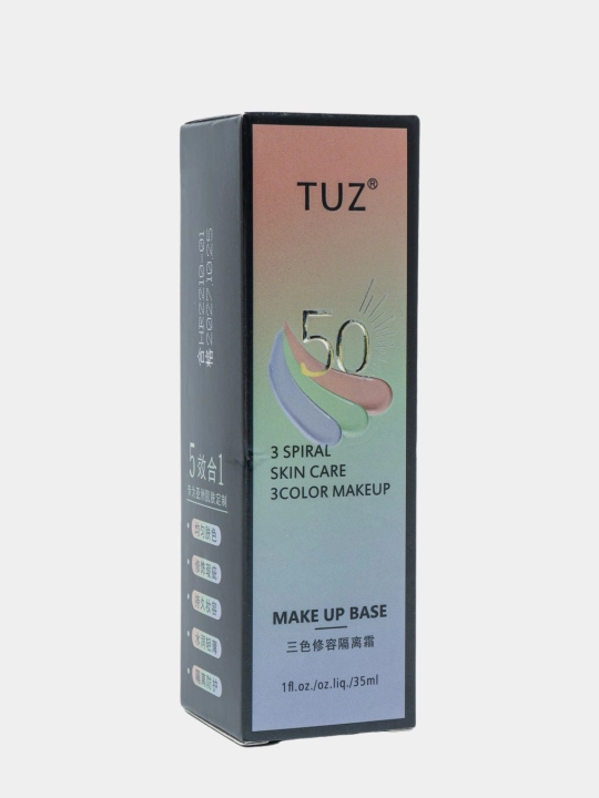 TUZ 3 Spiral Skin Care 3-Color Make Up Base SPF 50, 35 мл