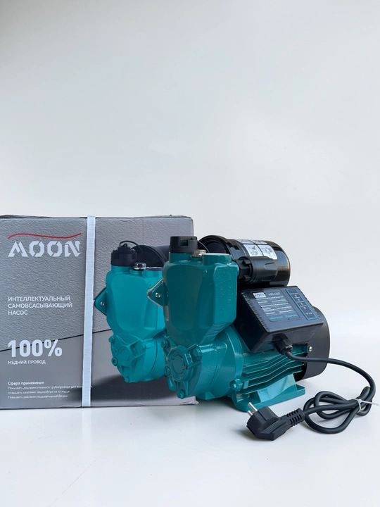 MOON HZN-550 550W Умный автоматический водяной насос-напор 42 м, 3.2 м³/ч, для дома и сада