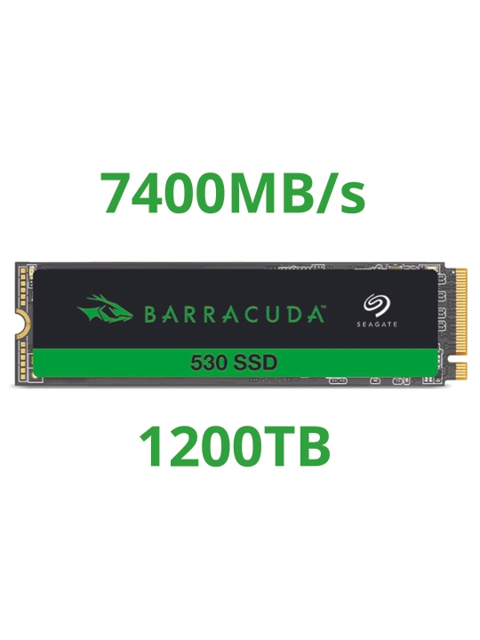Твердотельный накопитель Seagate BarraCuda 530 SSD, Gen4 NVMe, 512GB / 1TB / 2TB - 