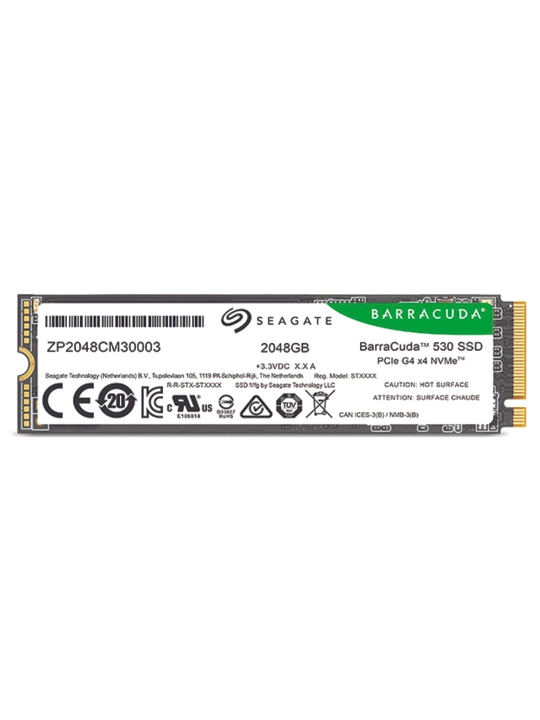 Qattiq jamlagich Seagate BarraCuda 530 SSD, Gen4 NVMe, 512GB / 1TB / 2TB