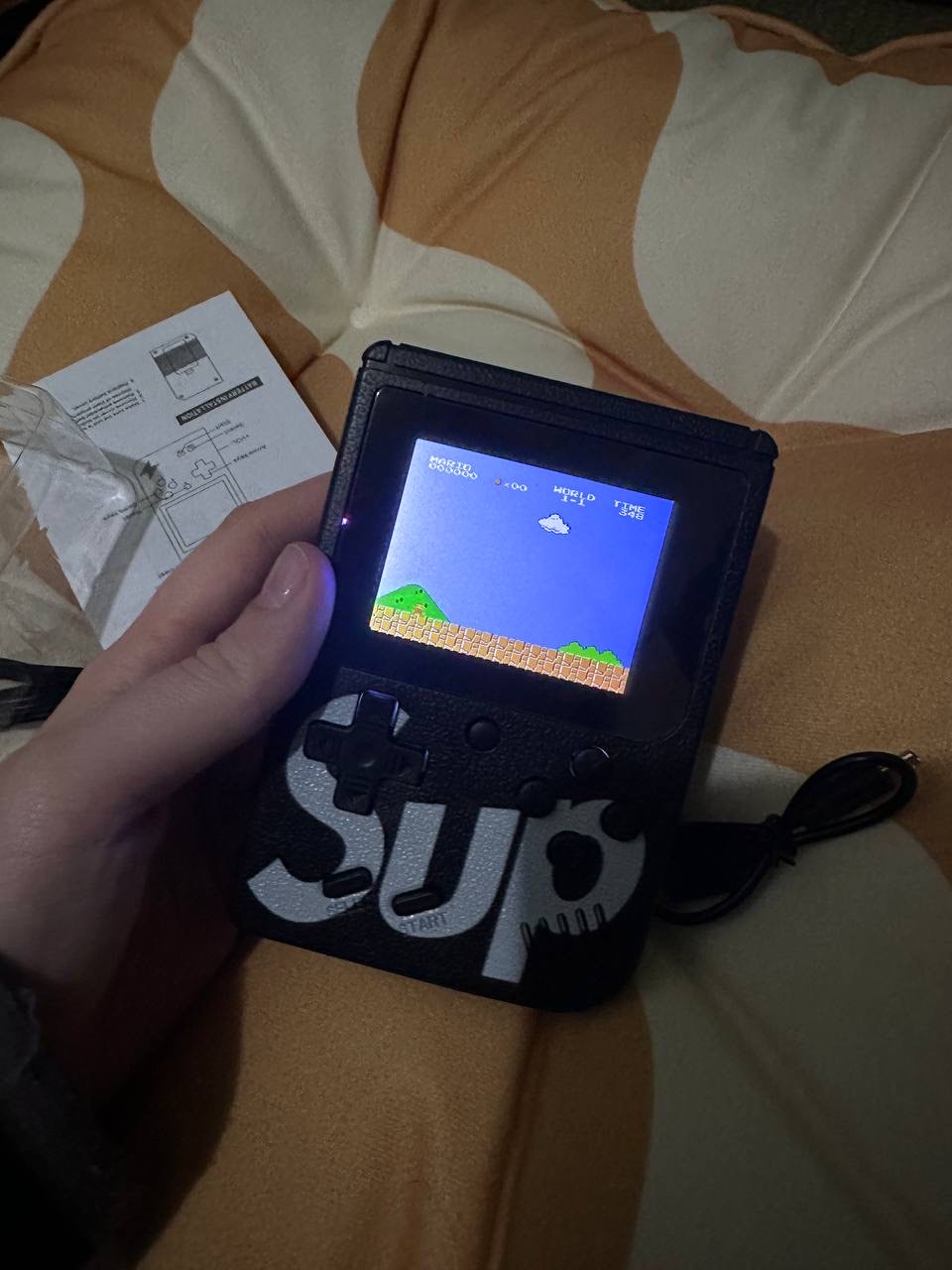 SUP Game Box o‘yin pristavkasi, portativ konsol, cho‘ntak o‘yin pristavkasi, tetris