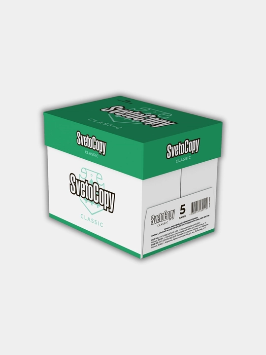 Varaqli qog'oz, oq, SvetoCopy A4 Classic, qutida - 