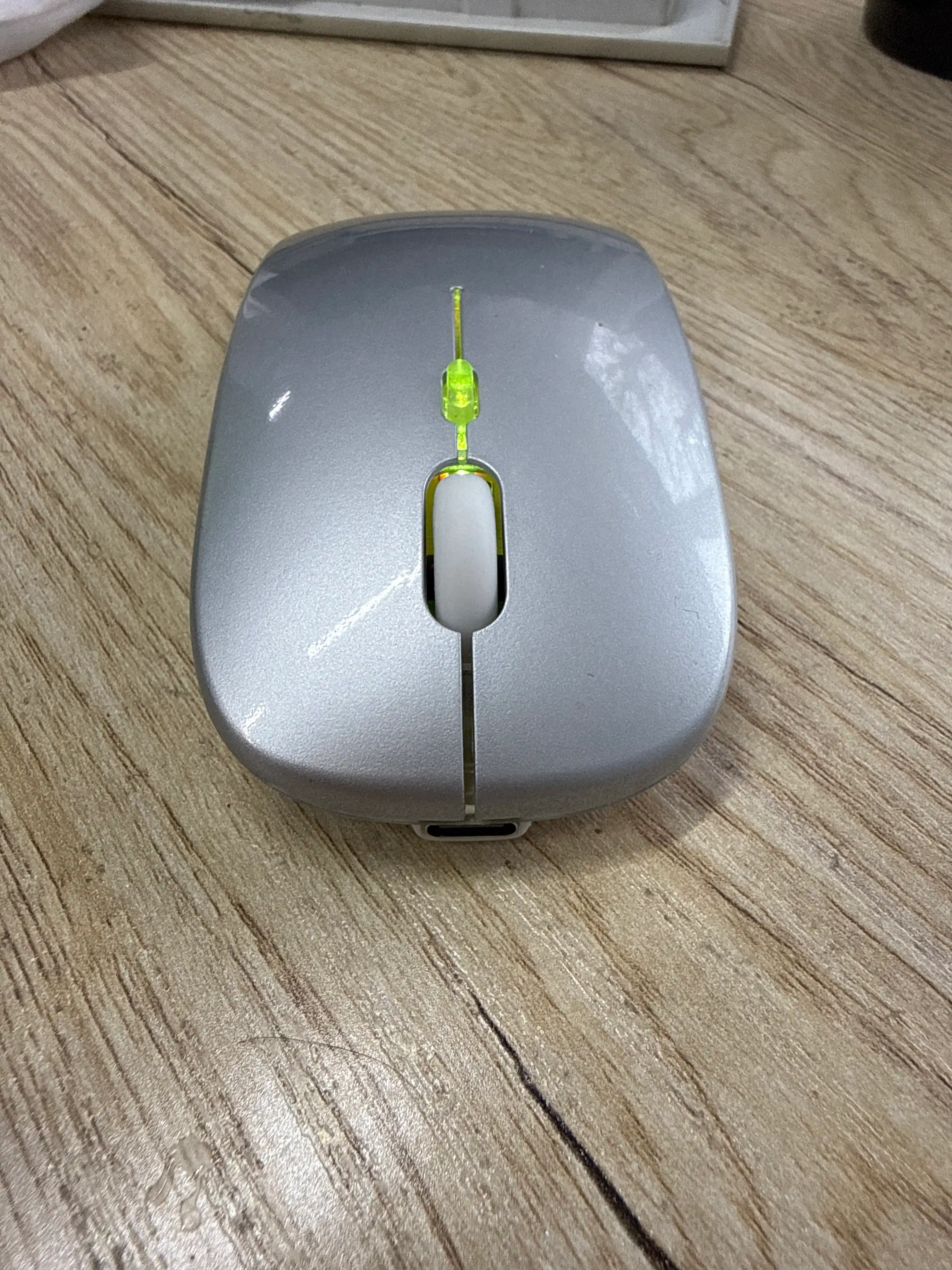 Simsiz sichqoncha, shovqinsiz,quvatlash bilan,Bluetooth USB adapteri va RGB