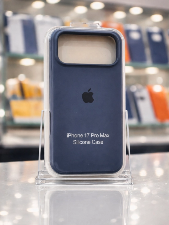 Чехол для iPhone 17 Pro Max, силиконовый — защита камеры, бортик 1.5 мм - 