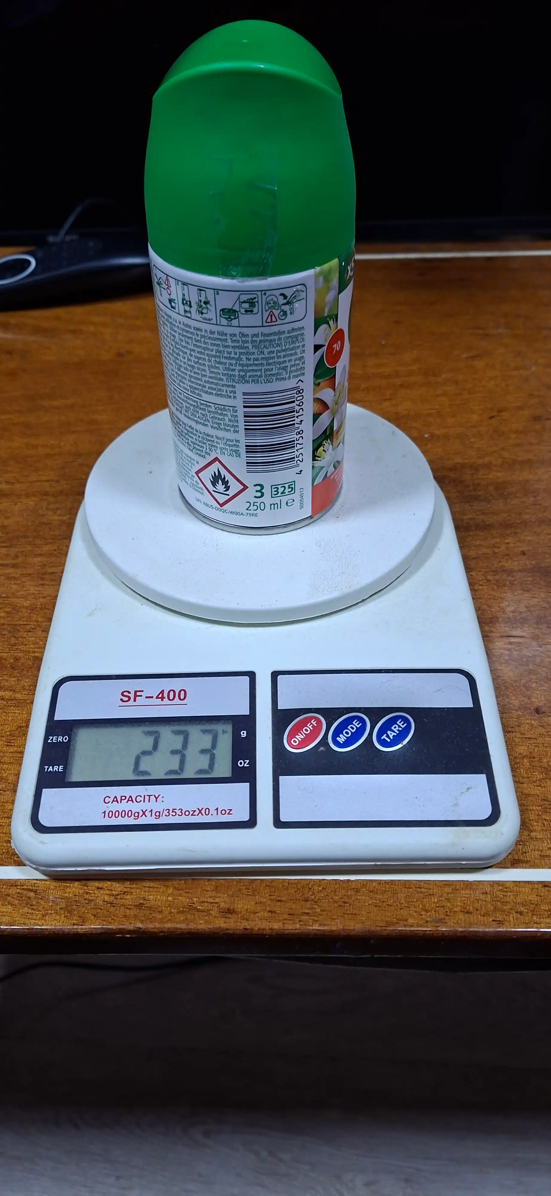 Havo spreyi Air Wick Sitrus aralashmasi uchun almashtirish shishasi, 250 ml