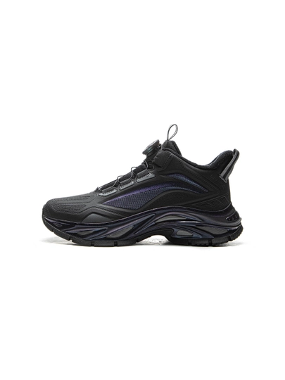 Детские зимние кроссовки Li-Ning YKCV168 утепленные с быстрой шнуровкой Warm Shell - 